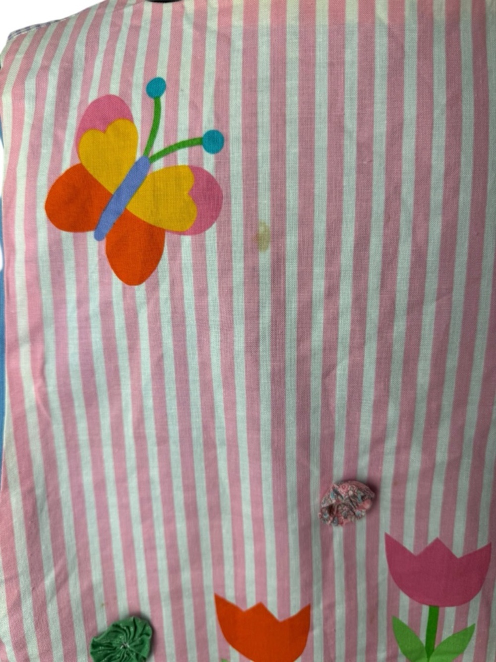 Vintage Easter Patchwork Vest Homemade With Appli… - image 8